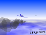 Screen-shot Image : The Timed Dogfight - Third person view 3D flight combat game for Microsoft .NET Framework for Silverlight